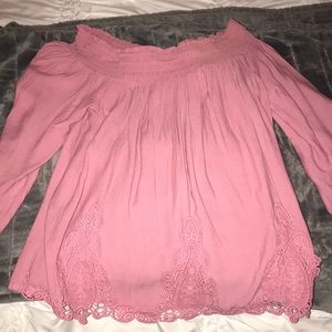 Over the shoulder top